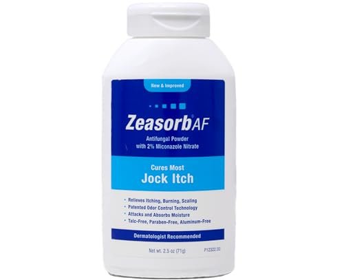 Zeasorb Super Absorbierendes Antifungal-Puder gegen Jock Itch, 2,5 Unzen (2er-Pack)