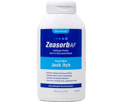 Zeasorb Super Absorbierendes Antifungal-Puder gegen Jock Itch, 2,5 Unzen (2er-Pack)