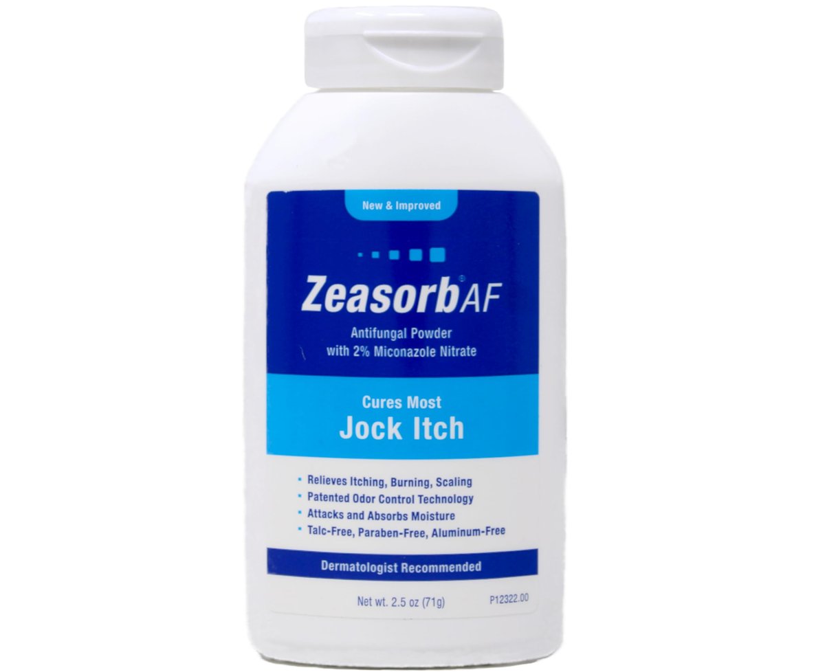 Zeasorb Super Absorbierendes Antifungal-Puder gegen Jock Itch, 2,5 Unzen (2er-Pack)