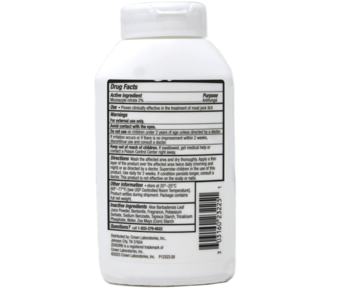 Zeasorb Super Absorbierendes Antifungal-Puder gegen Jock Itch, 2,5 Unzen (2er-Pack)