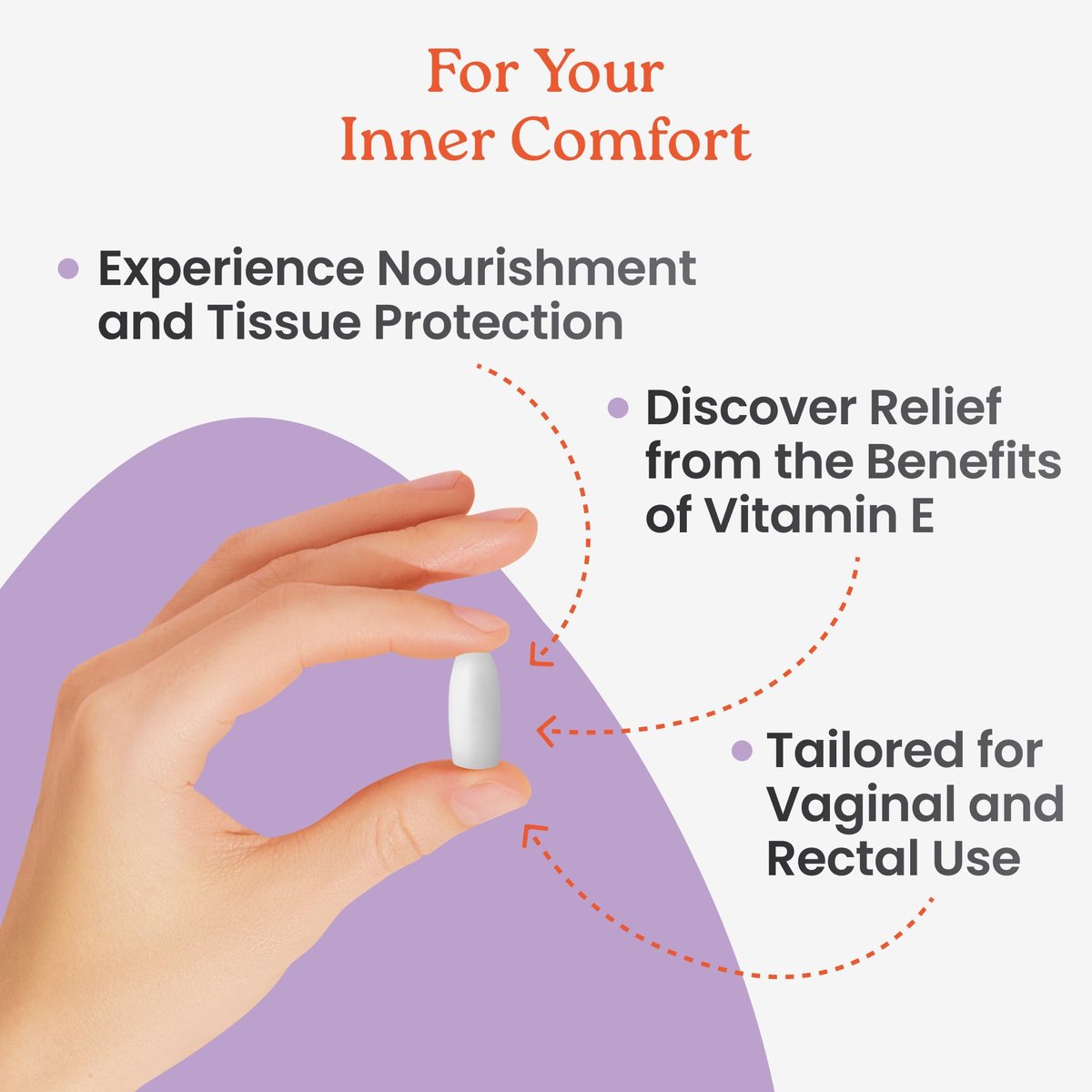 NewLife Naturals Vitamin-E-Zäpfchen für Frauen 38 IE ESoothe – Natürliche Feuchtigkeitsversorgung und Pflege für die Weibliche Intimzone, Unterstützung bei Hormonellen Veränderungen und nach der Geburt – 48 Stück, hergestellt in den USA