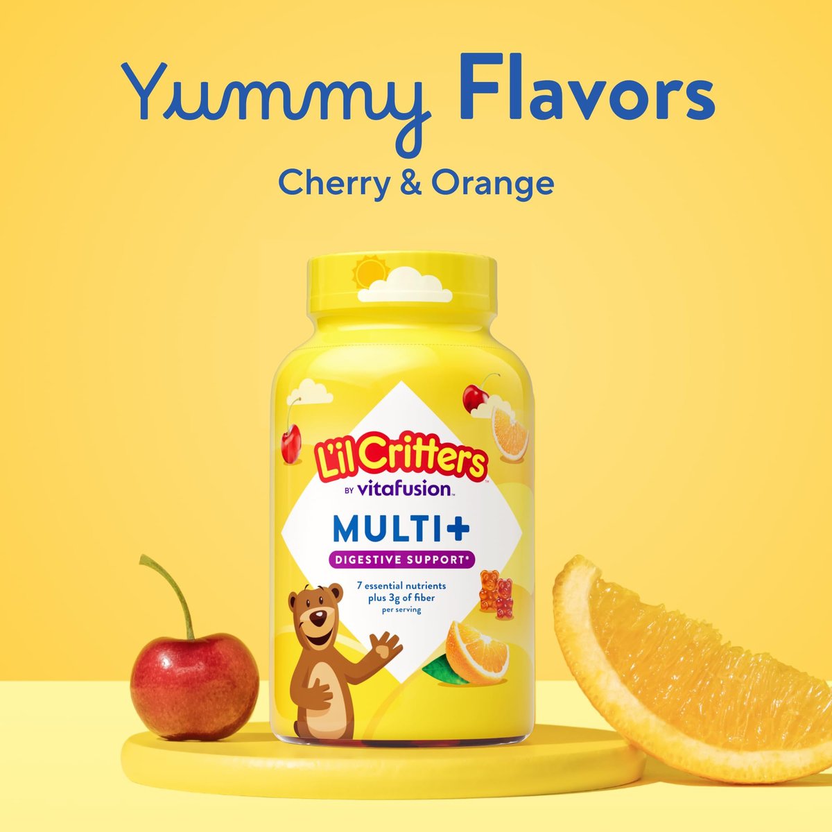 L'il Critters Multi + Verdauungsunterstützung* 90 Stück - Gummivitamine für Kinder