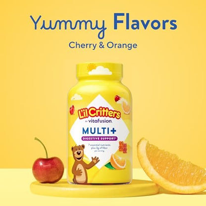 L'il Critters Multi + Verdauungsunterstützung* 90 Stück - Gummivitamine für Kinder