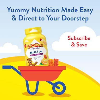 L'il Critters Multi + Verdauungsunterstützung* 90 Stück - Gummivitamine für Kinder