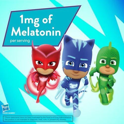 L'il Critters PJ Masks Melatonin Gummis – 60 Stück | Schlafhilfe für Kinder
