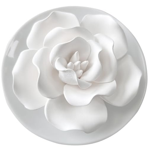 Passiver Diffuser für ätherische Öle – Keramik Diffuser ohne Strom, dekorativer Mini-Raumdiffuser für Schreibtisch, Bad (Impatiens)