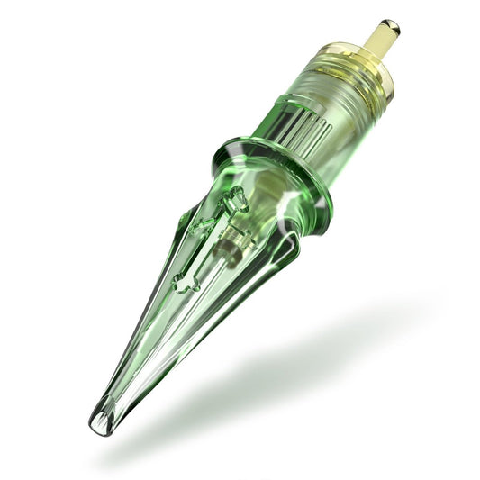 Solong Pro 20 Stück Einweg-Tattoo-Nadeln 1009 Rundschattierer M-Taper Patronen (1009RS)