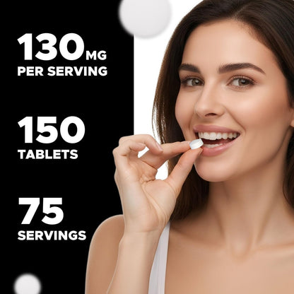 Vitabod Kaliumiodid Nahrungsergänzungsmittel 130 mg pro Portion - 150 Tabletten (1 Flasche) - Haltbar bis 05/2030