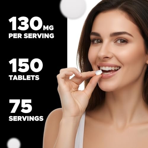 Vitabod Kaliumiodid Nahrungsergänzungsmittel 130 mg pro Portion - 150 Tabletten (1 Flasche) - Haltbar bis 05/2030