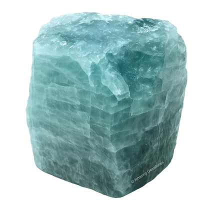 Amazing Gemstone Aquamarin Rohkristalle und Heilsteine, Natursteine zum Tumbling und DIY Rohsteine und Kristalle (1 Stück)