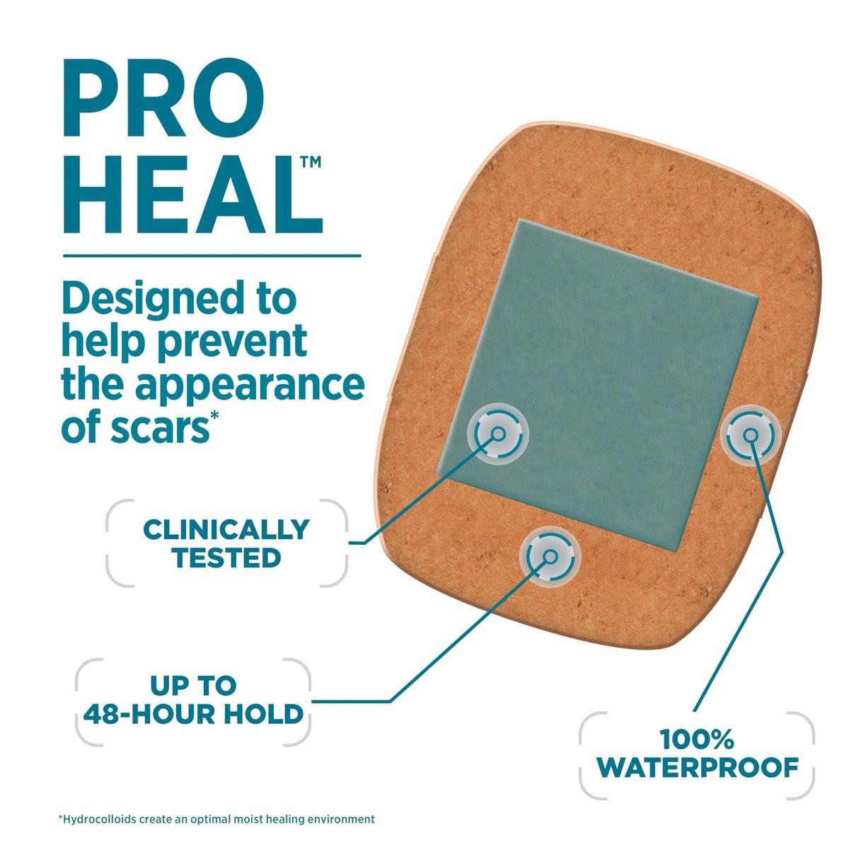 BAND-AID Pro Heal Hydrokolloid-Pflaster, wasserdicht, extra groß, 5 Stück