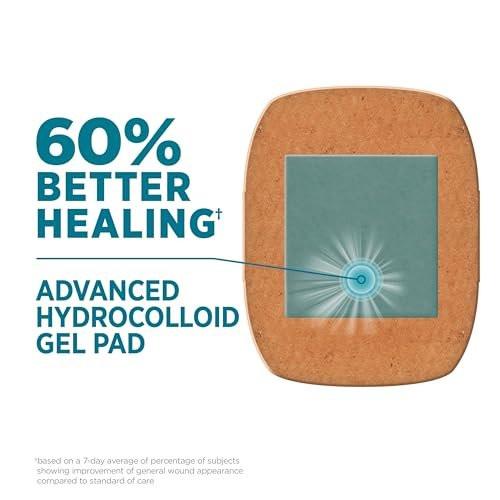 BAND-AID Pro Heal Hydrokolloid-Pflaster, wasserdicht, extra groß, 5 Stück