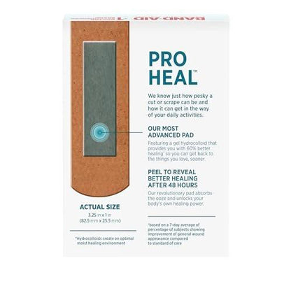 BAND-AID Pro Heal Hydrokolloid-Pflaster, wasserdicht, extra groß, 5 Stück