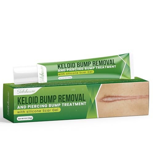 Tobcharm Fortschrittliche Keloid-Entfernung: Silikon-Keloid-Narbencreme für Piercing-, Operations-, Akne- und Verbrennungsnarben, 30 g