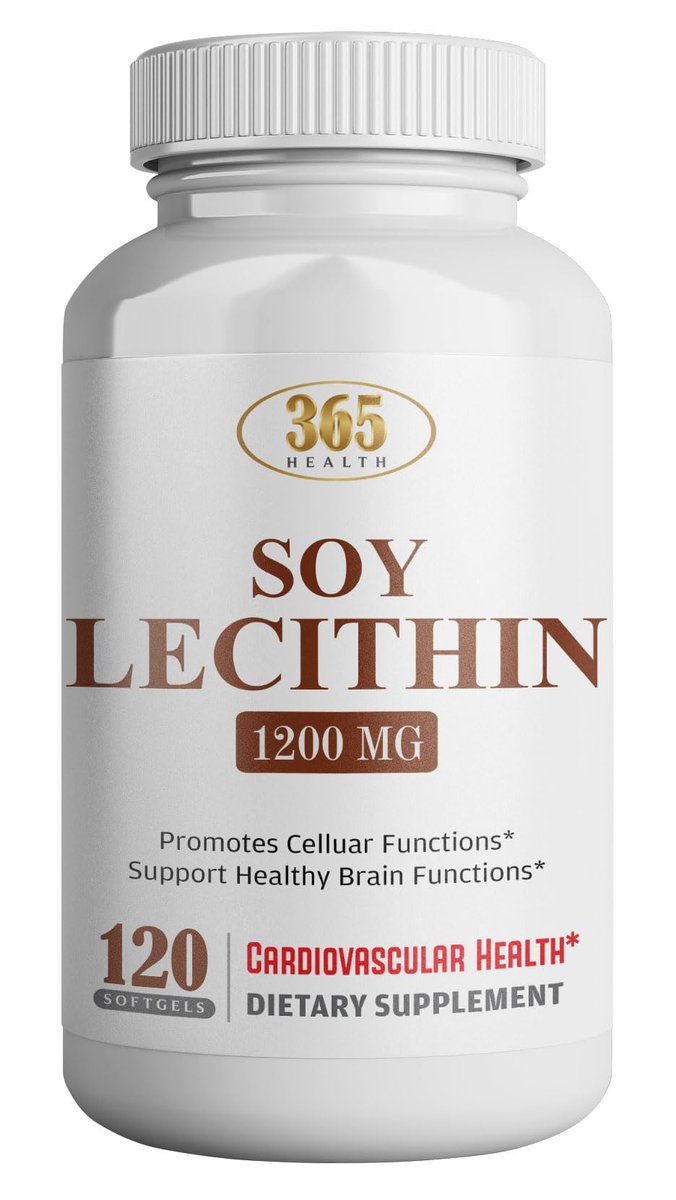 HEALTH LFE Lecithin 1200 mg – Hochdosiert, 120 Weichkapseln, natürliche Kombination essenzieller Fettsäuren zur Unterstützung der Gehirn- und Nervenfunktion, Nahrungsergänzungsmittel
