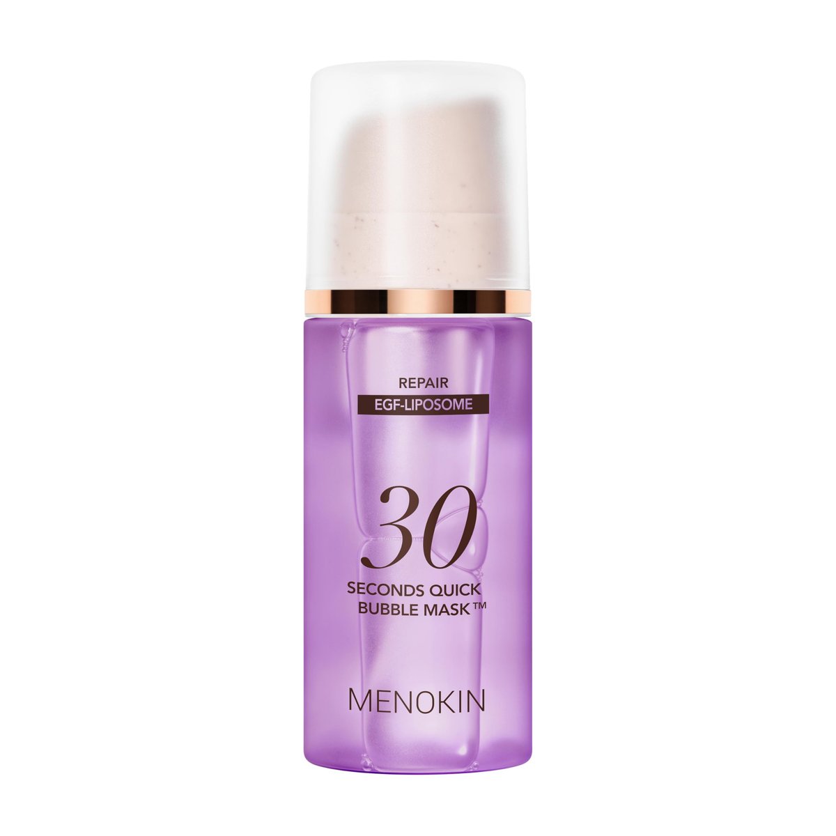 MENOKIN 30 Sekunden Quick Bubble Mask [REPAIR] - EGF Liposom in Mikrobläschen zur Hautregeneration, hypoallergene Blasenkapsel für Tiefenreparatur, koreanische Hautpflege, 70 Anwendungen, 95 ml