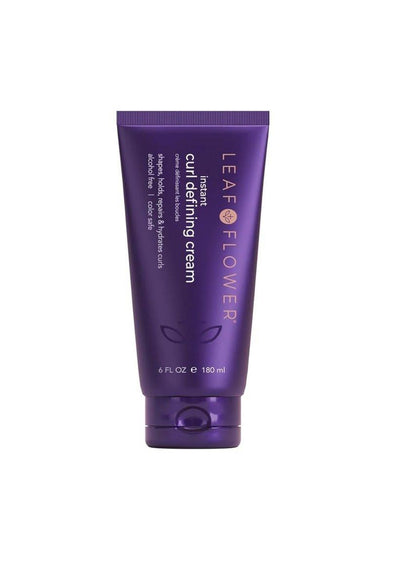Leaf & Flower Instant Curl Defining Cream – 6oz / 180ml – Für definierte Locken und geschmeidiges Haar