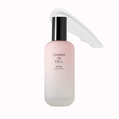 CHARMZONE Charm-in-Cell Ritual Emulsion Lotion - EFG Triple Peptide Anti-Aging Feuchtigkeitspflege für das Gesicht, Koreanische Hautpflege (110 ml)