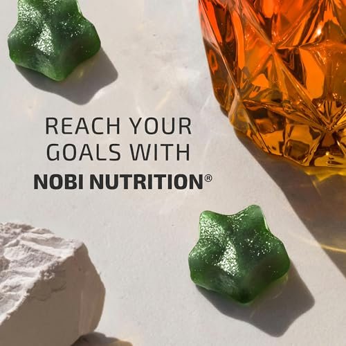 Nobi Nutrition Morgen Fatburner Gummies | Gewichtsverlust für Frauen & Männer | Appetitzügler & Stoffwechsel-Booster | Thermogener Bauchfettverbrenner mit Grüntee, Garcinia, Grüner Kaffeebohne & mehr | 60 Gummies