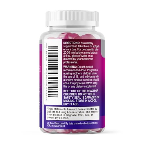 Haar-Vitamine für Frauen mit Arganöl, Kollagen, Biotin und Hyaluronsäure – Fördert schnelleres Haarwachstum, Haut- und Nagelpflege – 120 Softgels, hergestellt in den USA