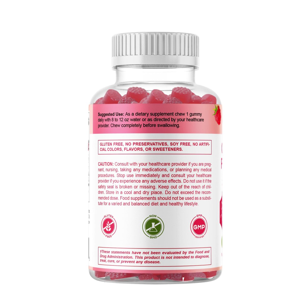 Vitamatic Chrompicolinat 1000 mcg – 90 Gummis – Hochdosiertes Chrom – Himbeergeschmack (Insgesamt 180 Gummis) 2er-Pack