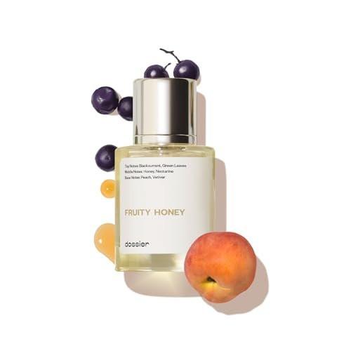 Dossier – Fruity Honey – Eau de Parfum – Inspiriert von J.Malone's Nectarine Blossom & Honey – Luxuriöser Duft – Rein infundiert – Parabenfrei – Vegan – Für Damen, Herren, Unisex – 50 ml