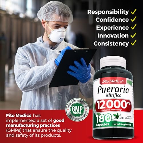 FITO MEDIC'S Lab Pueraria Mirifica 180 Kapseln – Hochwertiges Nahrungsergänzungsmittel