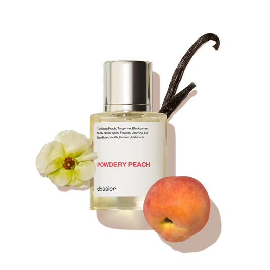 Dossier - Powdery Peach - Eau de Parfum - Inspiriert von J.Choo I Want Choo - Luxusparfüm - Rein infundiert - Parabenfrei - Vegan - Für Frauen - Duft 50 ml