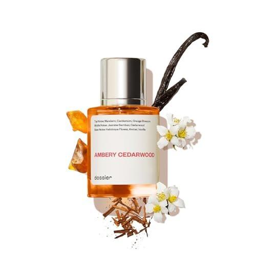Dossier - Ambery Cedarwood - Eau de Parfum - Luxuriöses Parfüm - Rein Infundiert - Parabenfrei - Vegan - Für Frauen - Duft 1,7 oz (50ml Spray)