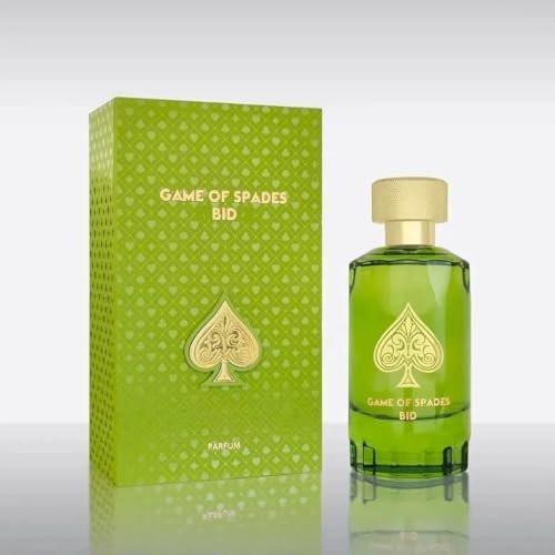 Jo Milano Game of Spades Bid Parfum Spray 100ml – Warm Würzig, Oud, Leder, Sandelholz – Langanhaltender Unisex-Duft