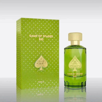 Jo Milano Game of Spades Bid Parfum Spray 100ml – Warm Würzig, Oud, Leder, Sandelholz – Langanhaltender Unisex-Duft