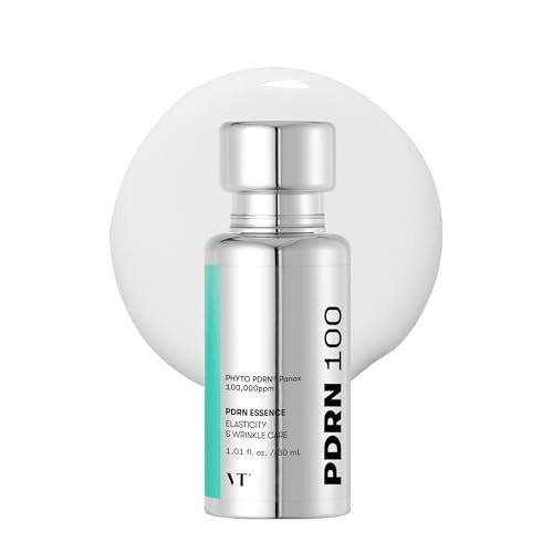 VT COSMETICS PDRN 100 Essence – Intensives Glow Serum mit 100.000 ppm veganem PDRN, Hautregeneration & Polsterung, Feuchtigkeitsspendend & Pflegend, Straffend, feine Linien, koreanische Hautpflege, 30 ml