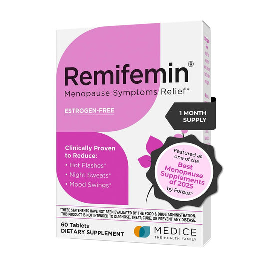 Remifemin Wechseljahre Symptome Linderung - Klinisch geprüfte Inhaltsstoffe - Wechseljahre Nahrungsergänzungsmittel - Traubensilberkerze - Östrogenfrei - Hergestellt in Deutschland - 60 Tabletten