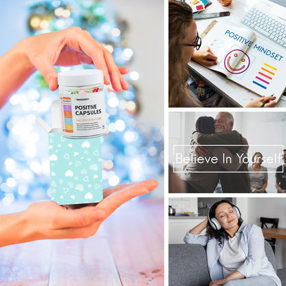 HIONXMGA Positive Messages in a Bottle – 60+ Affirmationen für tägliche Positivität, Achtsamkeit & Entspannung – Selbstfürsorge Geschenk für Frauen & Männer