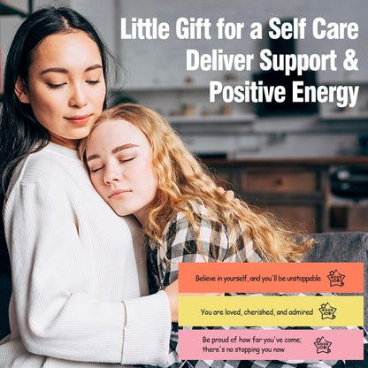 HIONXMGA Positive Messages in a Bottle – 60+ Affirmationen für tägliche Positivität, Achtsamkeit & Entspannung – Selbstfürsorge Geschenk für Frauen & Männer