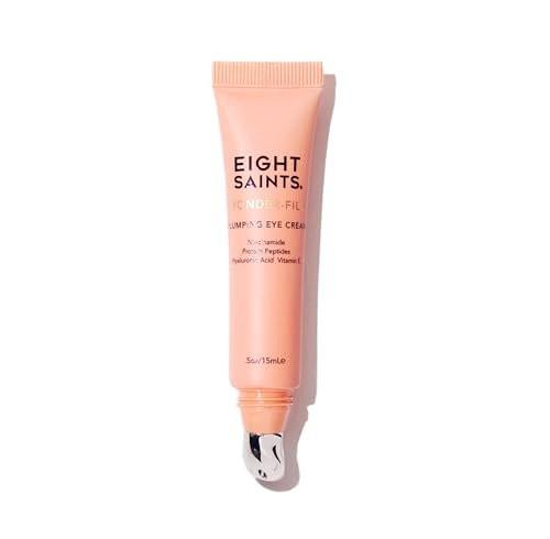 Eight Saints Wonder-fill Plumping Augencreme – Anti-Aging Augencreme gegen Falten, feine Linien, Tränensäcke und dunkle Augenringe mit Niacinamid, Proteinpeptiden und Hyaluronsäure, 15 ml