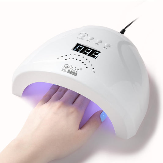 GAOY UV LED Nagellampe mit LCD-Display, Professioneller Nageltrockner mit automatischem Sensor, 4 Timer und Empfindlichkeitsmodus