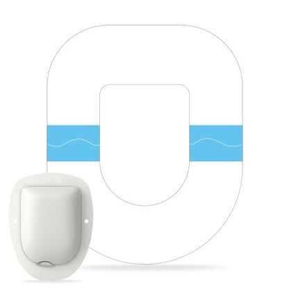 funpatch Omnipod 5 Klebepflaster 60 Stück wasserdicht vorgeschnitten transparent für Omnipod 5 Dash Pods – Latexfrei & hypoallergen – Hält bis zu 7 Tage