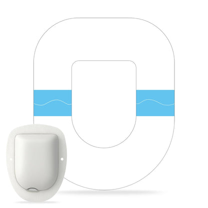 funpatch Omnipod 5 Klebepflaster 60 Stück wasserdicht vorgeschnitten transparent für Omnipod 5 Dash Pods – Latexfrei & hypoallergen – Hält bis zu 7 Tage