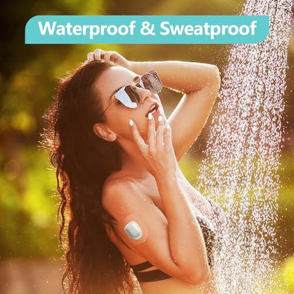 funpatch Omnipod 5 Klebepflaster 60 Stück wasserdicht vorgeschnitten transparent für Omnipod 5 Dash Pods – Latexfrei & hypoallergen – Hält bis zu 7 Tage