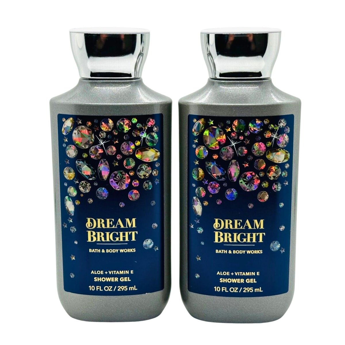 Bath & Body Works Shea + Vitamin E Duschgel, 2er-Pack, je 295 ml (Dream Bright)