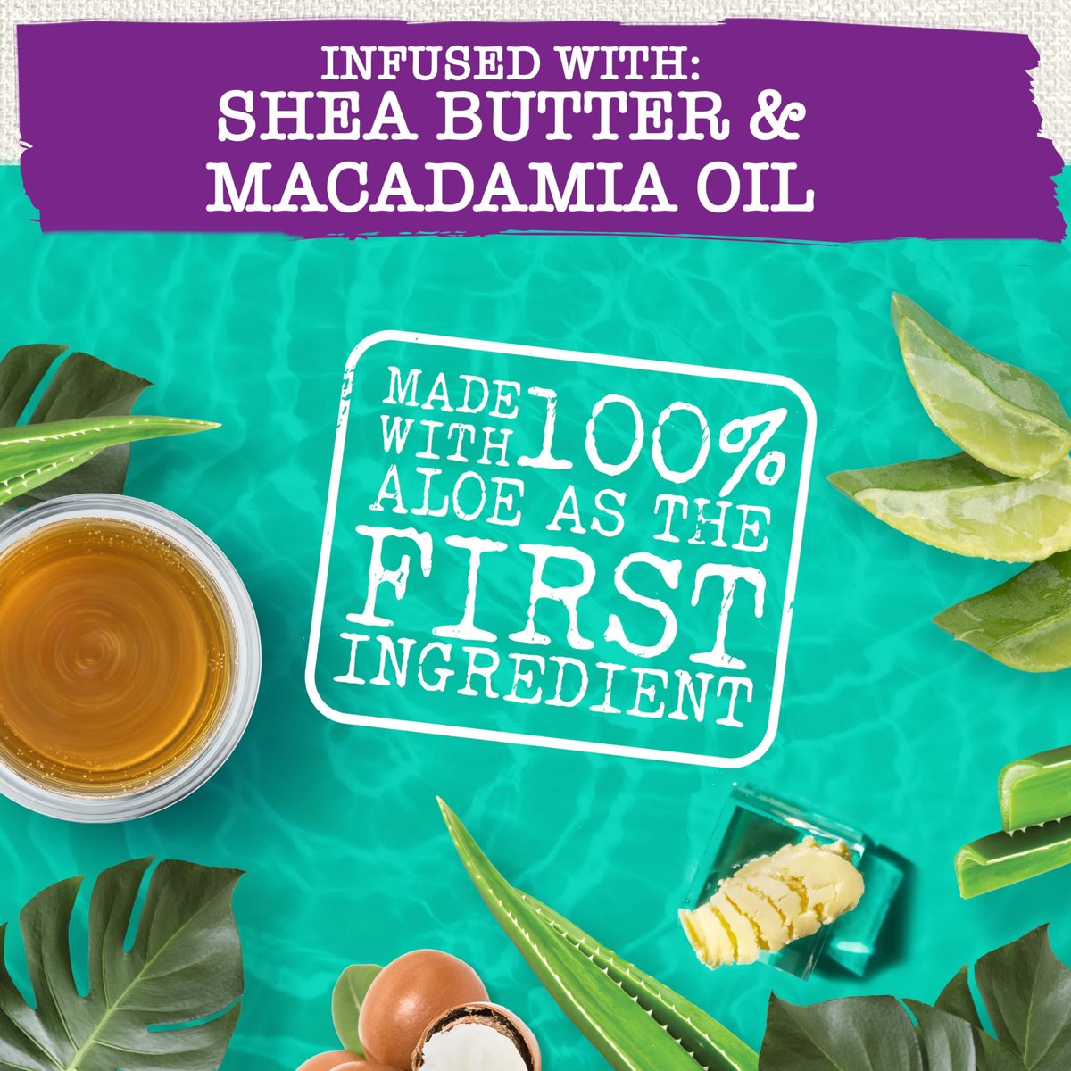 Maui Moisture Heal & Hydrate + Shea Butter Shampoo für trockenes, geschädigtes Lockenhaar – 25,4 Fl. Oz.