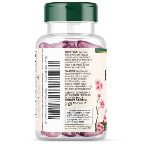 Haut-, Haar- und Nagelvitamine für Haarwachstum - Biotin 5000mcg pro Portion - Extra starkes Kollagen, Arganöl & Hyaluronsäure - Bestes Schönheitsergänzungsmittel für Frauen & Männer - in den USA abgefüllt - 60 Weichkapseln
