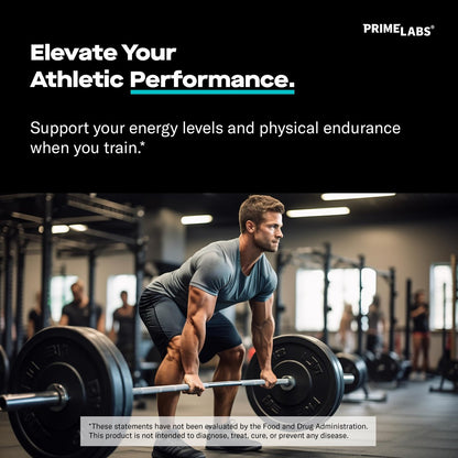 Prime Labs L-Arginin 1500 mg – Stickstoffmonoxid-Supplement für Durchblutung, Energie, Kraft und Ausdauer – 60 Kapseln