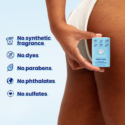 Megababe Bidet Bar | pH-ausgeglichener Reinigungsriegel für den gesamten Intimbereich | 127 g