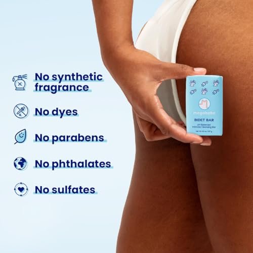 Megababe Bidet Bar | pH-ausgeglichener Reinigungsriegel für den gesamten Intimbereich | 127 g