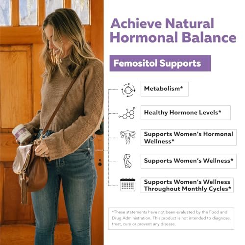 FemoSitol Inositol Pulver | Myo-Inositol & D-Chiro-Inositol Komplex - Klinisch bestätigtes 40:1-Verhältnis (Vitamin B8) | Hormonelles Gleichgewicht & Unterstützung der gesunden Eierstockfunktion (123 g – 60 Portionen)