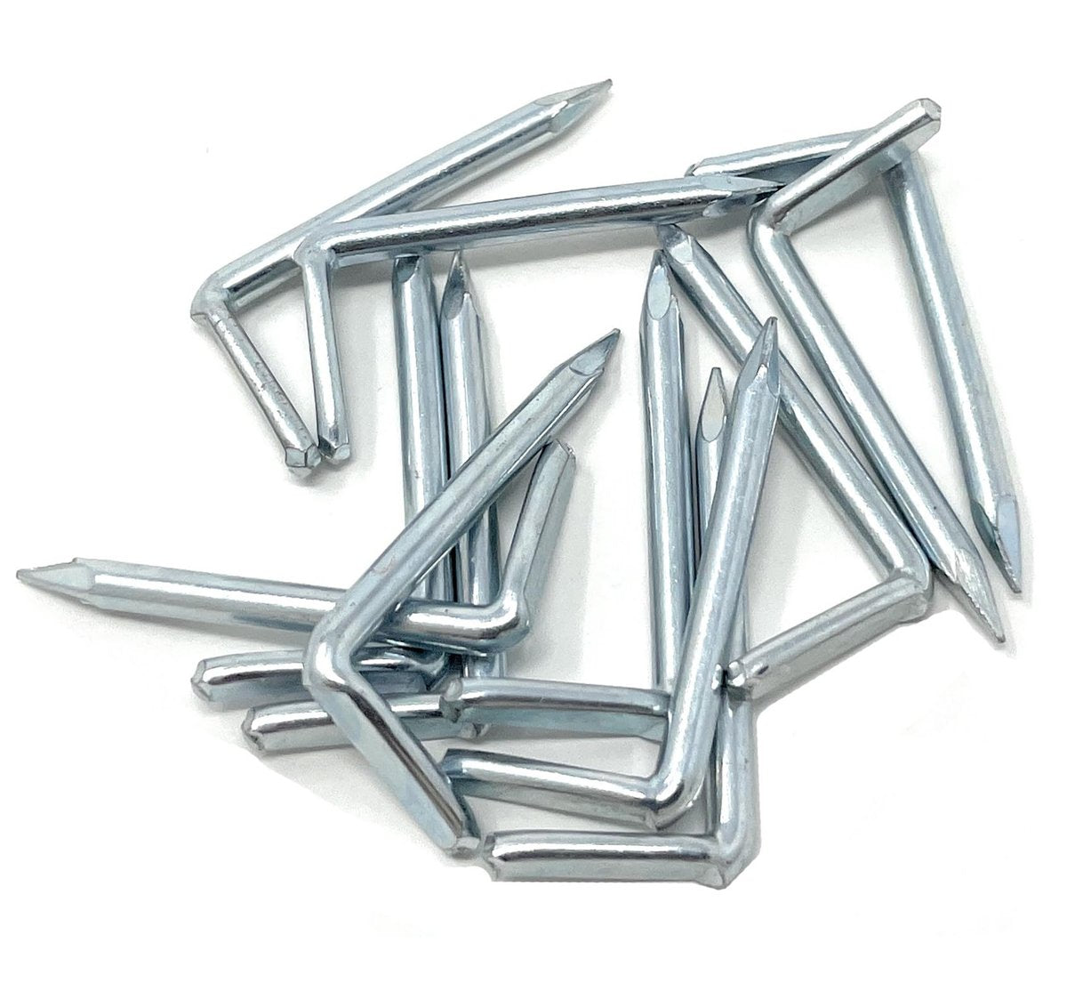 Metal Magery Dänische Kordelnägel mit Schlaufenende L-förmig, 36 Stück