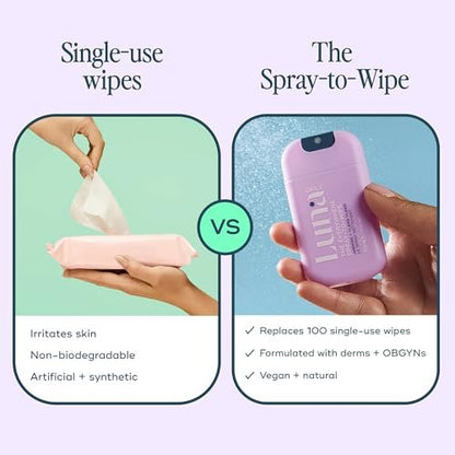 Luna Daily Mini Body Cleansing Spray – Sanfter Reinigungsspray für die Intimzone & den ganzen Körper, pH-neutral, feuchtigkeitsspendend, mit Jasmin & Ylang Ylang, 30 ml