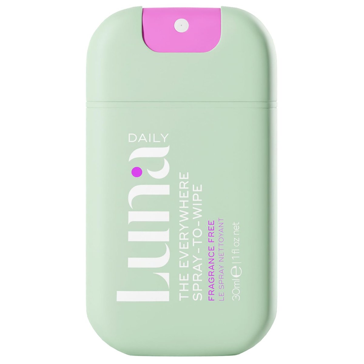 Luna Daily Körperreinigungsspray | Unparfümiert, pH-ausgeglichen, 30 ml – Sanfte Intimhygiene & Körperpflege für unterwegs